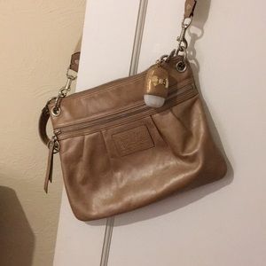 COACH POPPY GINGERBREAD LEATHER PURSE L1093-17048